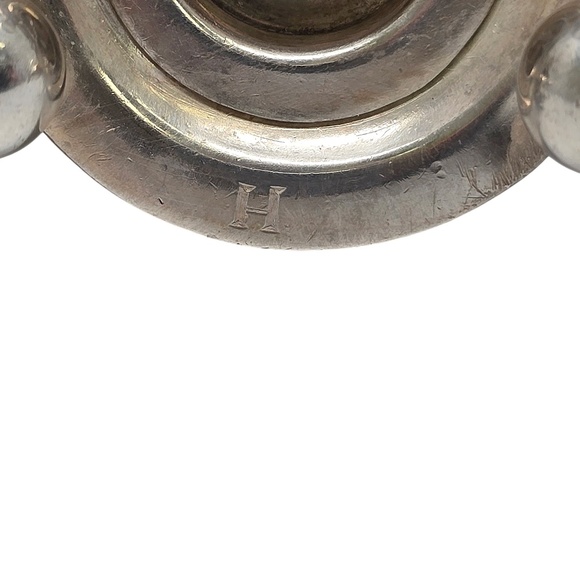 Georg Jensen Denmark Sterling Silver Salt and Pepper Shakers 410 w/Mono #21183 - Picture 8 of 10